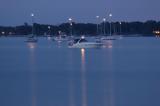 Long exposure of the bay after dusk