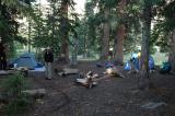 Our campsite at Dollar Lake.  10,800 altitude.