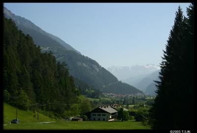 Driving Down From Samnaun