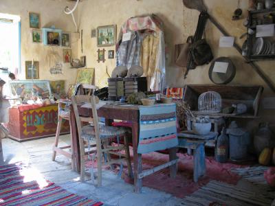 A preserved room, near Arilas, formally home to a priest
