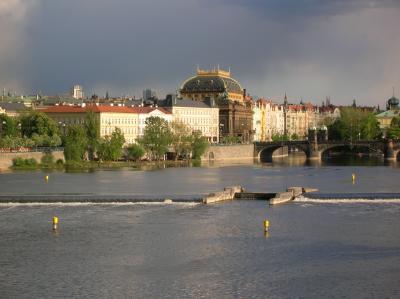 View along River Vltava
