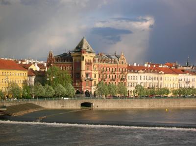 View along River Vltava