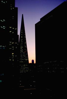 Transamerica Tower at Twilight