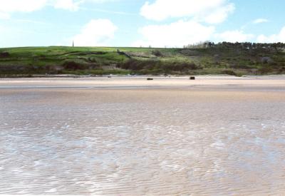 Omaha Beach At Low Tide