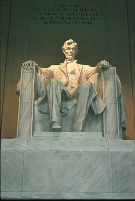 Abraham Lincoln Statue at Lincoln Memorial