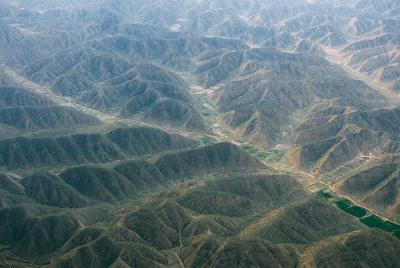 Valley fields within mountains