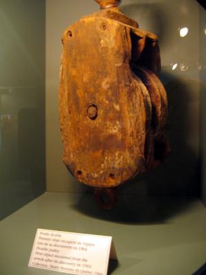 The first artifact retrieved from the wreck