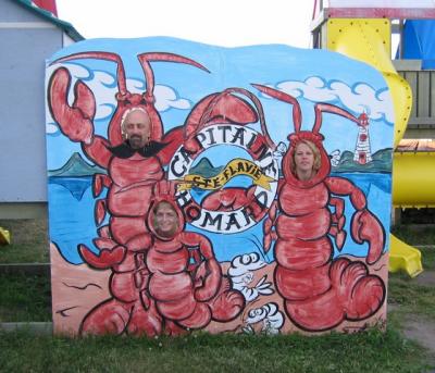 Dave, Connie & Kim at Captain Lobster