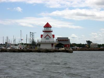 Leaving the wharf
