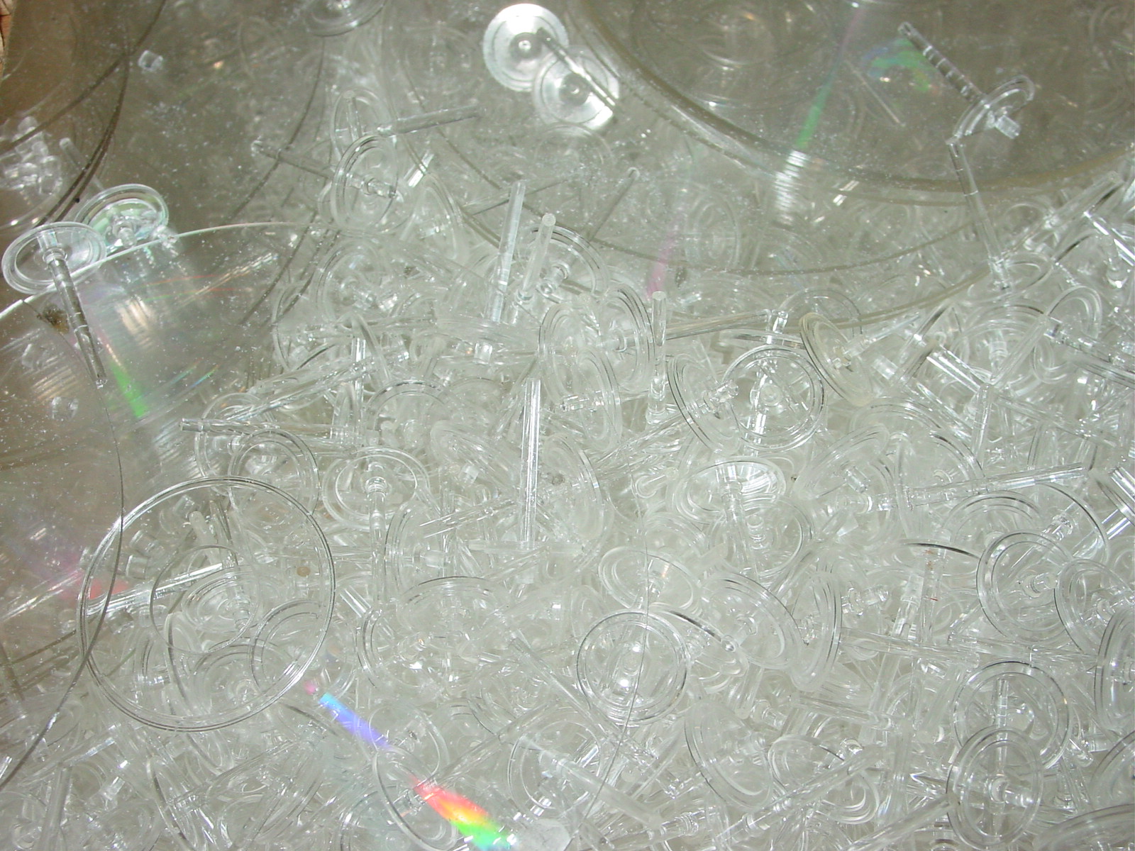 clear PC CD and spru