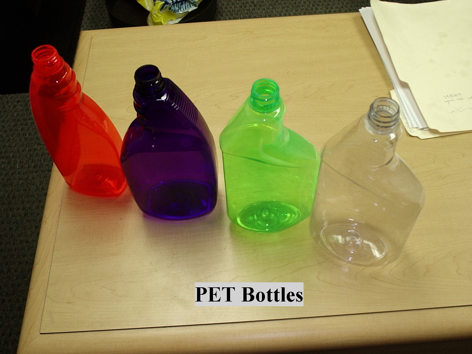 PET mix color bottles