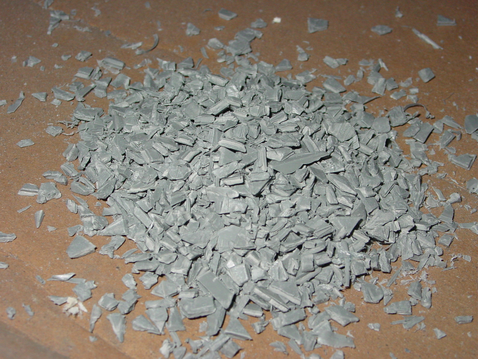 Rigid PVC regrind