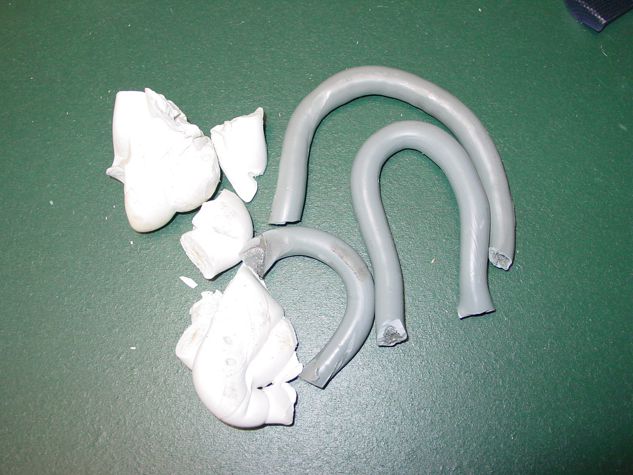 Rigid PVC parts