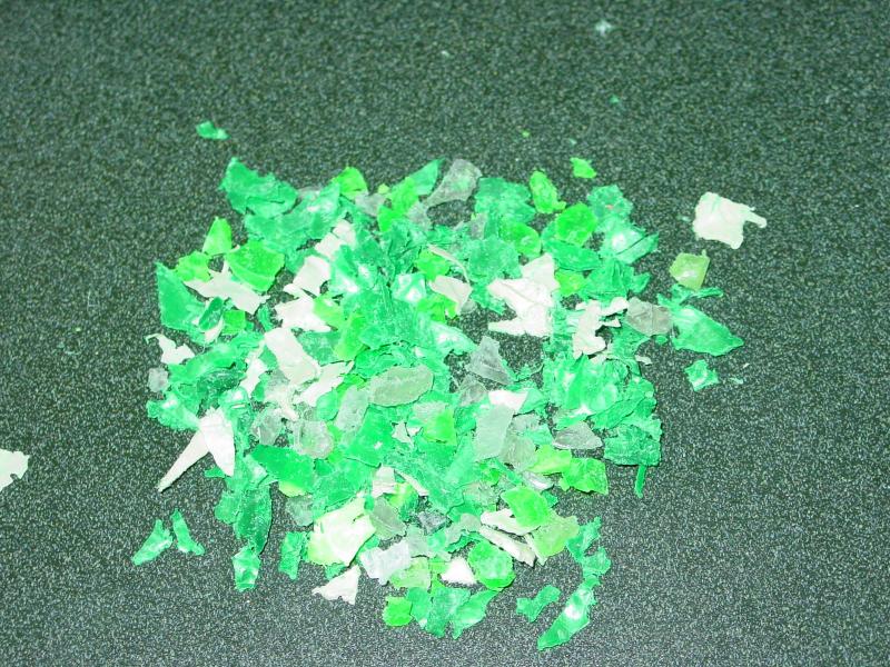 PET mix color regrind