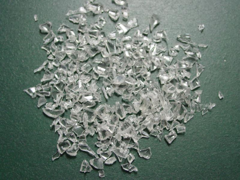 PET clear regrind from preforms