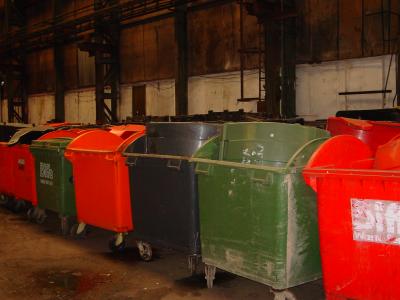 HDPE garbage cans