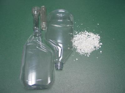 clear PET bottle and regrind