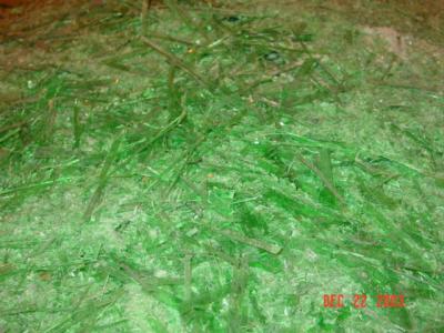 Green PET scrap
