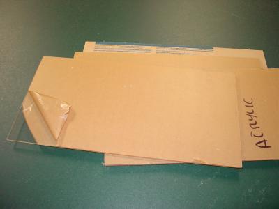 Acrylic clear off-cut