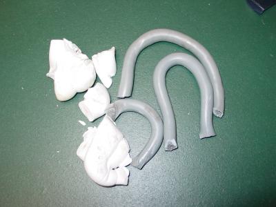 Rigid PVC parts