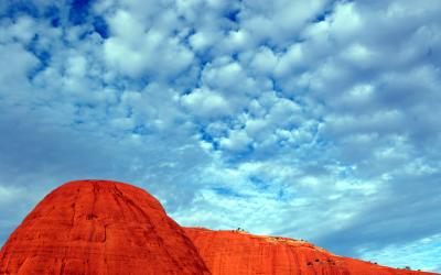 Olgas in the Setting Sun