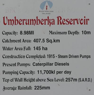 Reservoir sign