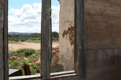 View through the window.