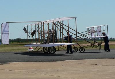 Wright Flyer and Air Show.