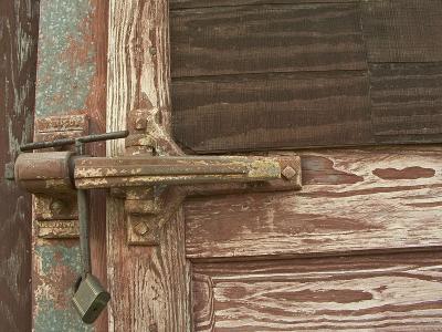 Latch on Icehouse Door