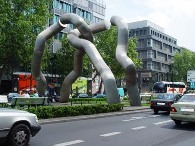 The tubular sculpture Berlin