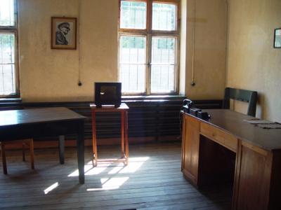 Office of Rudolf Hoess, commander of Auschwitz