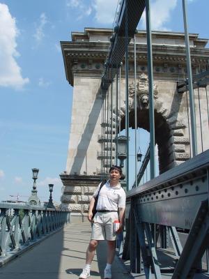 Chain Bridge Connecting Buda and Pest