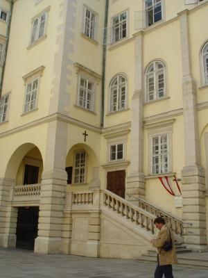 The Hofburg Chapel, where the Vienna Boys' Choir sings the Mass on Sundays