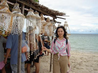 貝殼製作的吊飾