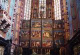 St. Marys Church with impressive wood-carved Gothic altarpiece