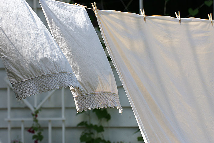 laundry on the line