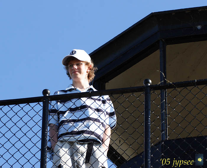 at the top of the lighthouse