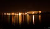 marinette marine at night