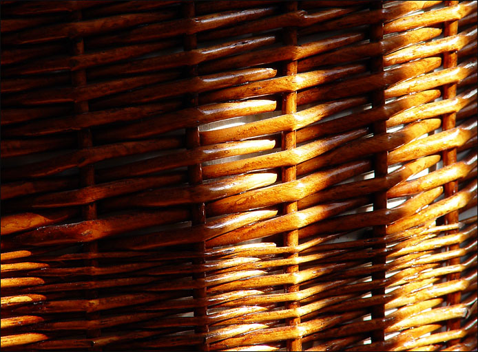 Sunlight on wicker