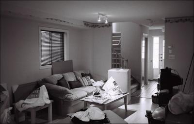 The mess in the living room