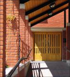 Entrance door and shadows