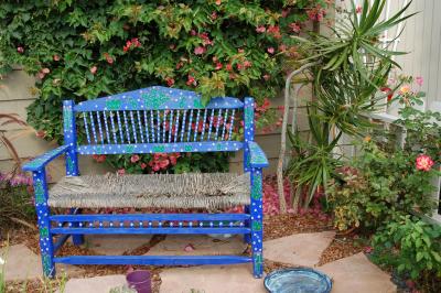Blue Bench