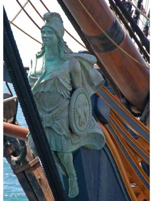 Figure on Front of Pirate Ship