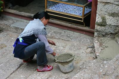 Strassenausbesserung / repairing the street