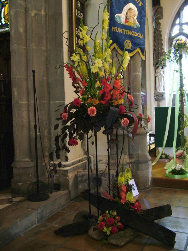 FLOWER DISPLAY IN ALL SAINTS CHURCH