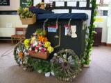 FLOWER DISPLAY IN THE METHODIST CHURCH
