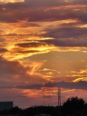 God painted the earth and sky
But I think he used Texas as
his palate.