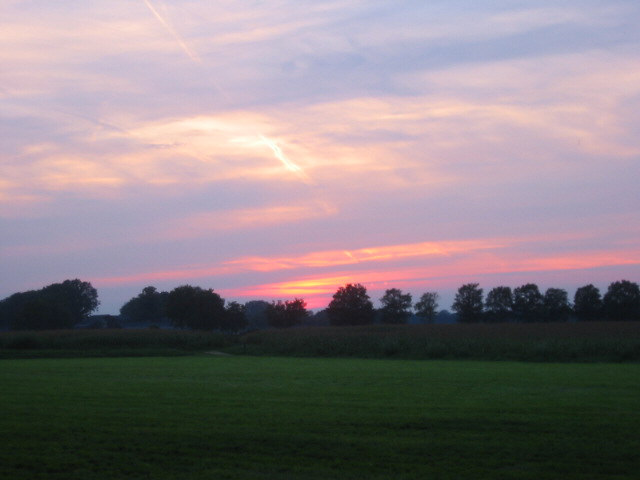 sunset twenthe, Netherlands