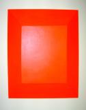 Fluorescent Orange painting