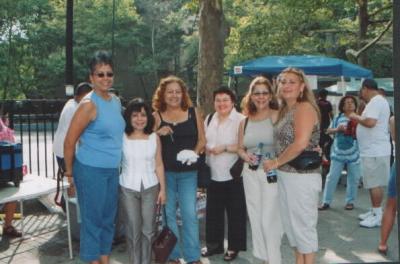 Elena, Myrna, Elena's mother, forgot name, Maryland, Linda